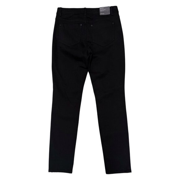 J. Jill Denim Authentic Fit Slim Ankle Jeans Women's 2 Black 5 Pockets New NWT - Picture 7 of 7